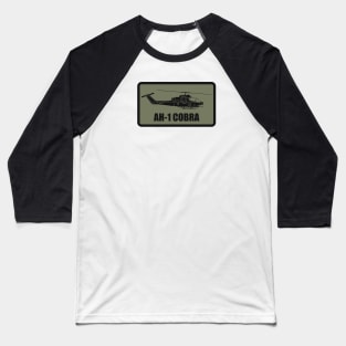 AH-1 Cobra Patch Baseball T-Shirt